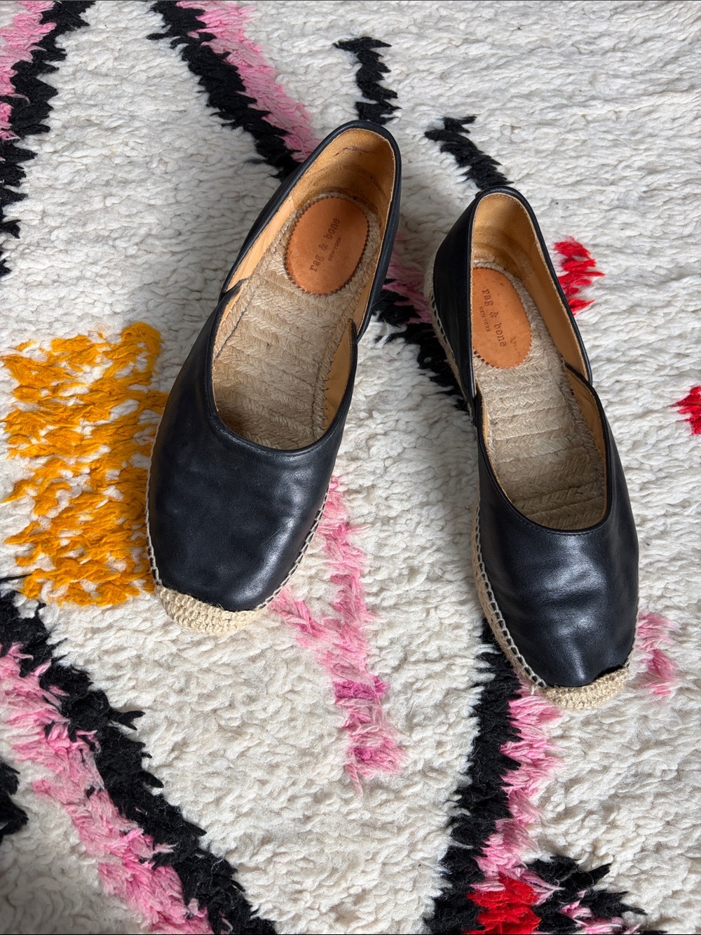 Rag and Bone Leather Espadrilles